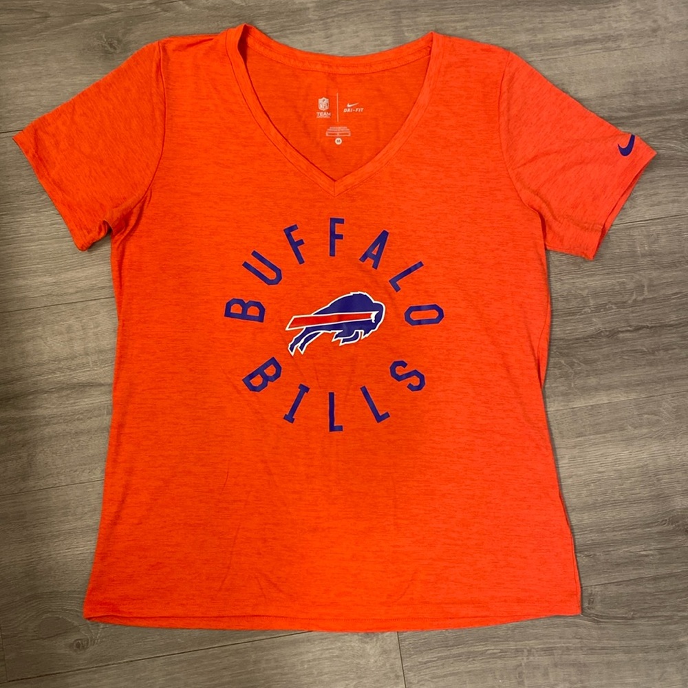 NWOT Nike Buffalo Bills Women's V-Neck DriFit Top Size M